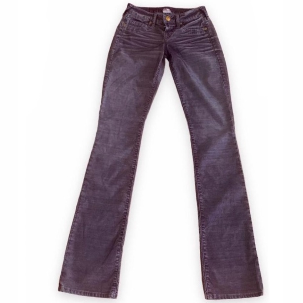 Rare true religion purple corduroy jeans